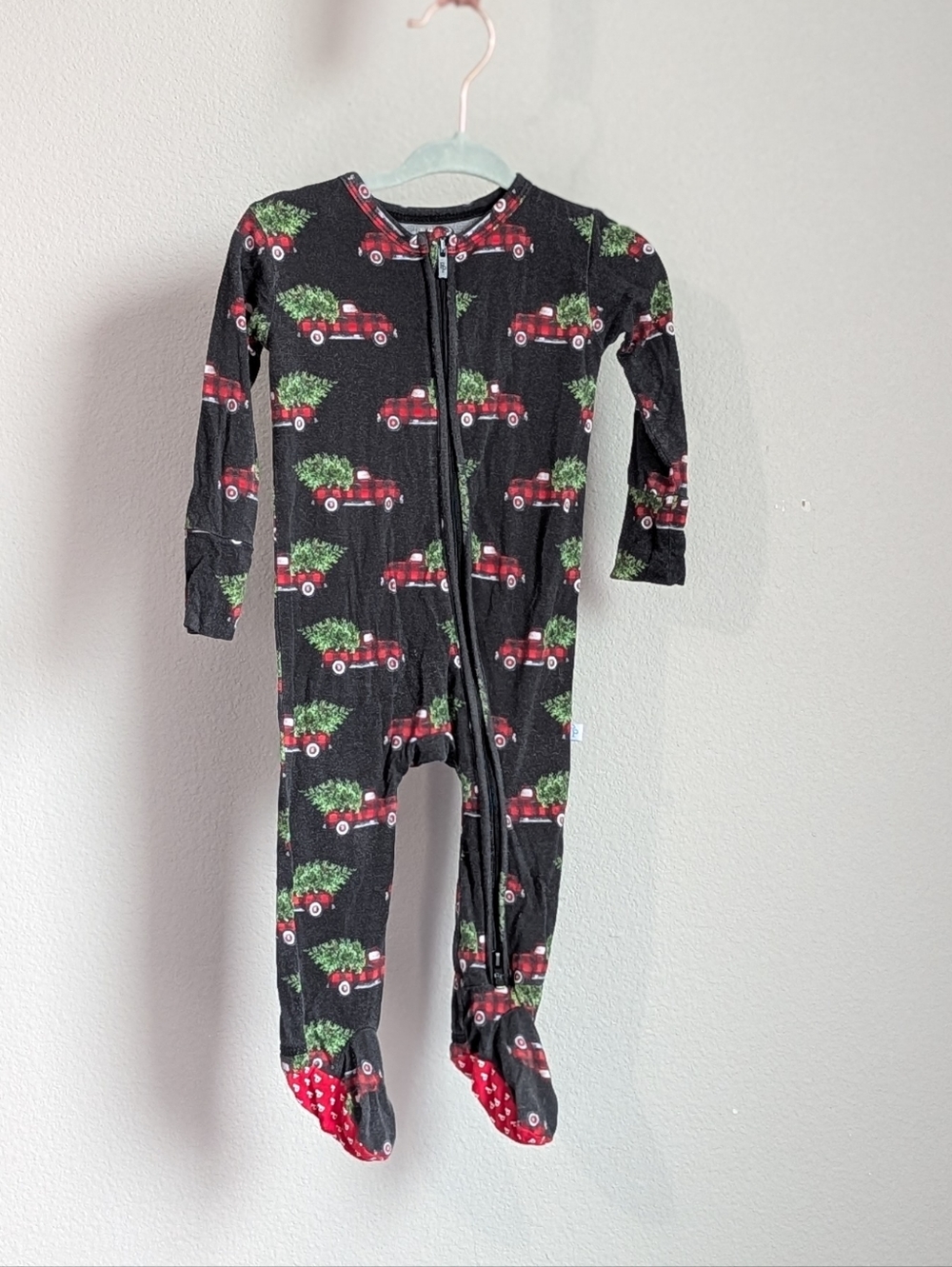Posh Peanut Christmas Footie 6-9m